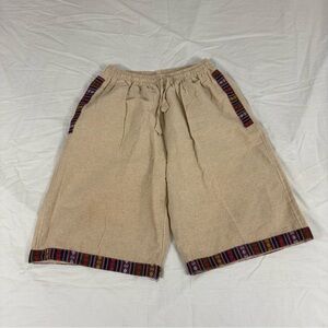 Siddahartha Women Beige Long Shorts Size L